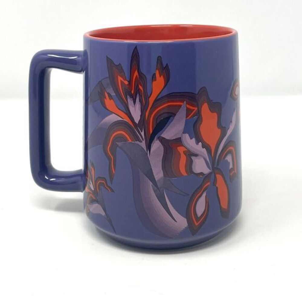 Starbucks Valentines Day 2025 Floral Coffee Mug‎ Purple Exotic Flowers 14oz - Picture 4 of 10